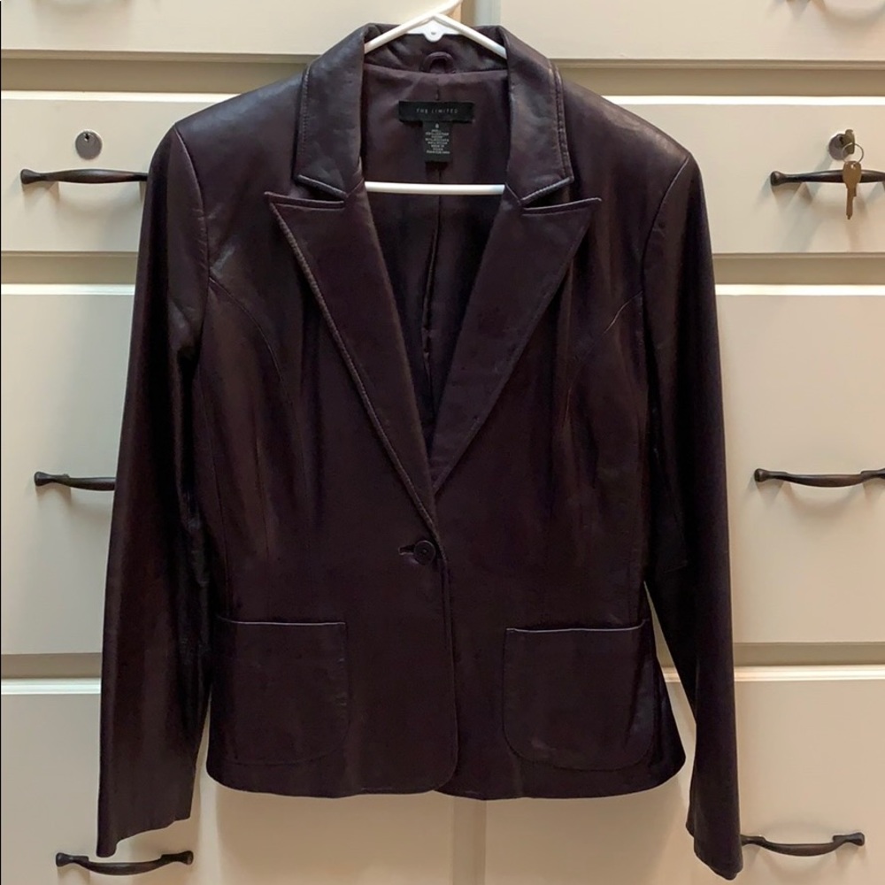 Purple Leather Jacket